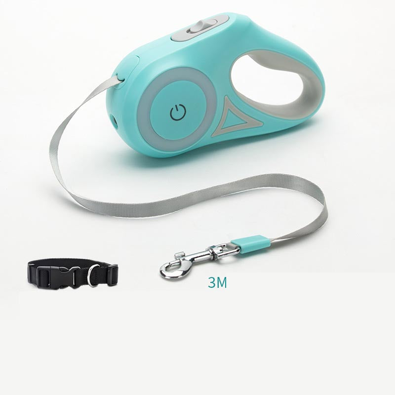 Hundeleine mit integrierter LED-Lampe