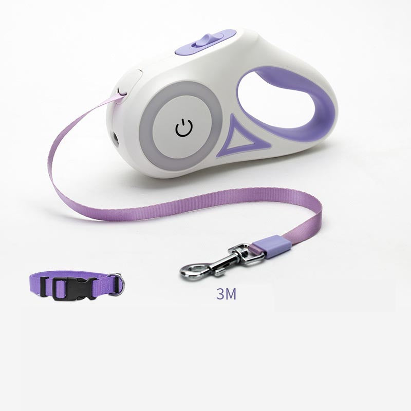 Hundeleine mit integrierter LED-Lampe
