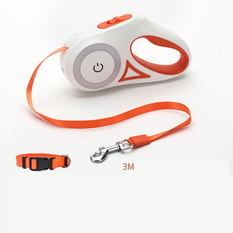Hundeleine mit integrierter LED-Lampe