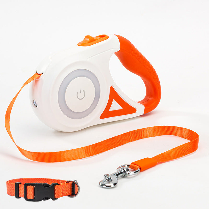 Hundeleine mit integrierter LED-Lampe