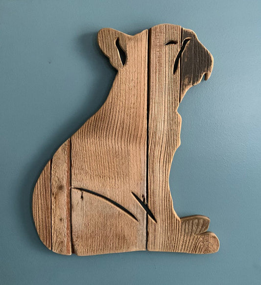 Holz Deko Hunde