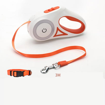 Hundeleine mit integrierter LED-Lampe