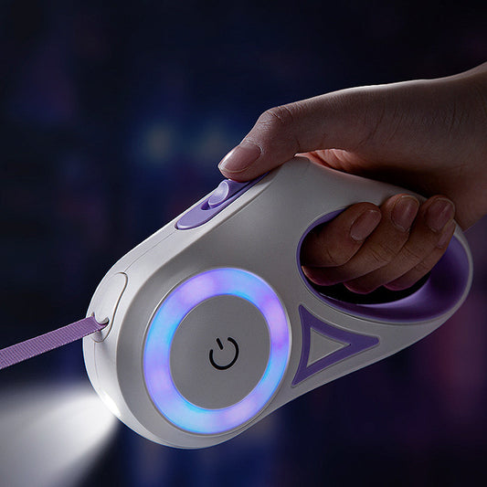 Hundeleine mit integrierter LED-Lampe