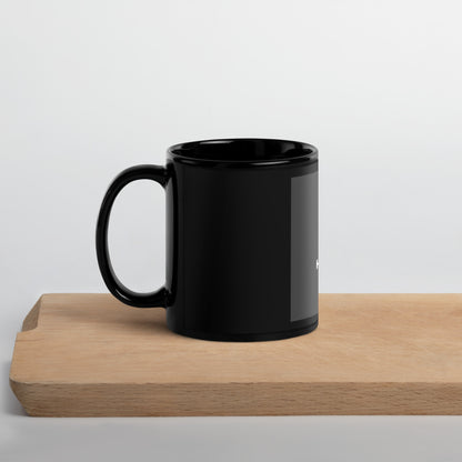 Dog Walking Tasse Schwarz