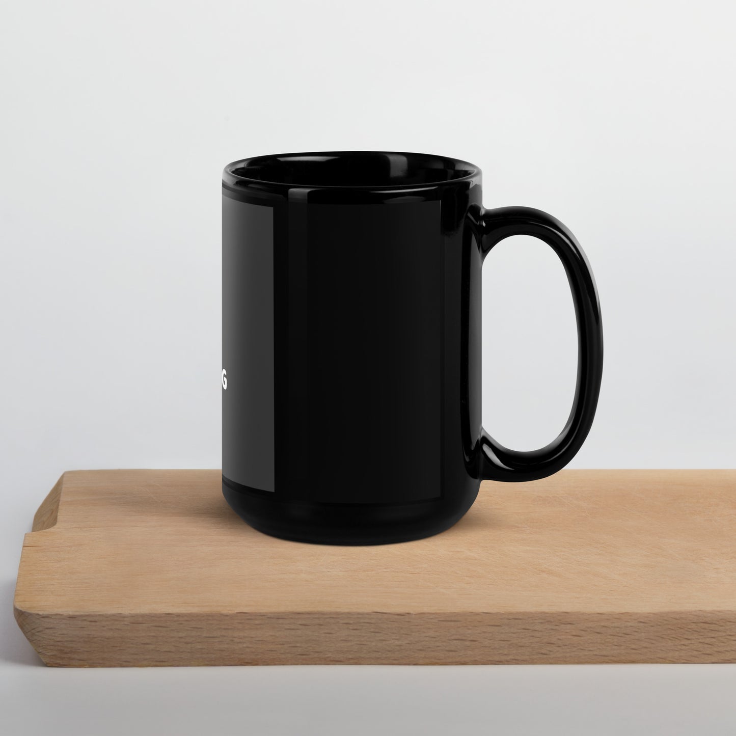 Dog Walking Tasse Schwarz